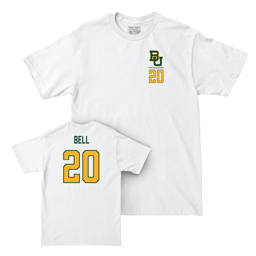 Baylor Football White Logo Comfort Colors Tee  - Jamaal Bell