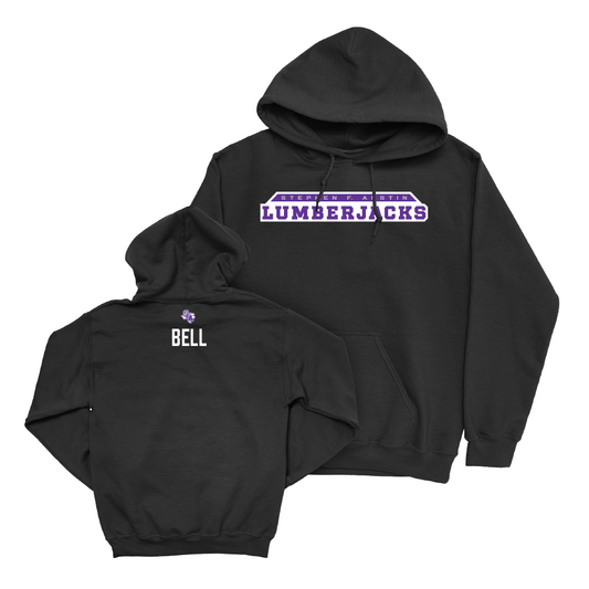 SFA Men's Cross Country Black Lumberjacks Hoodie  - Kentrell Bell