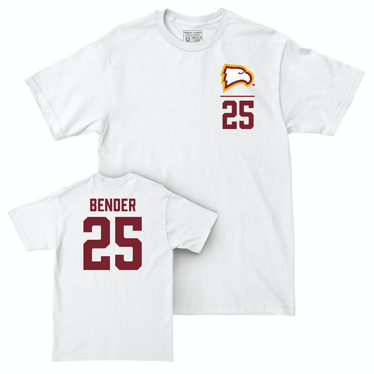 Winthrop Women's Soccer White Logo Comfort Colors Tee   - Allison Bender