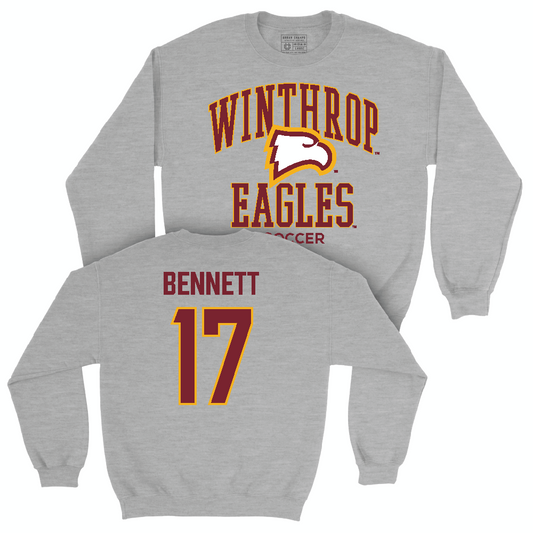 Winthrop Women's Soccer Sport Grey Classic Crew   - Laura Bennett