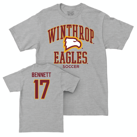 Winthrop Women's Soccer Sport Grey Classic Tee   - Laura Bennett