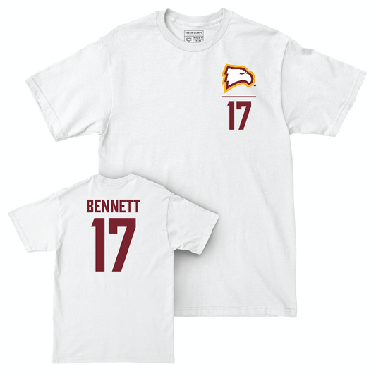 Winthrop Women's Soccer White Logo Comfort Colors Tee   - Laura Bennett