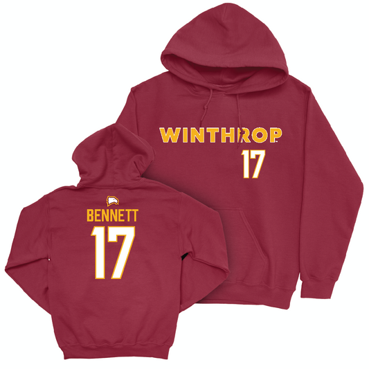 Winthrop Women's Soccer Maroon Sideline Hoodie   - Laura Bennett