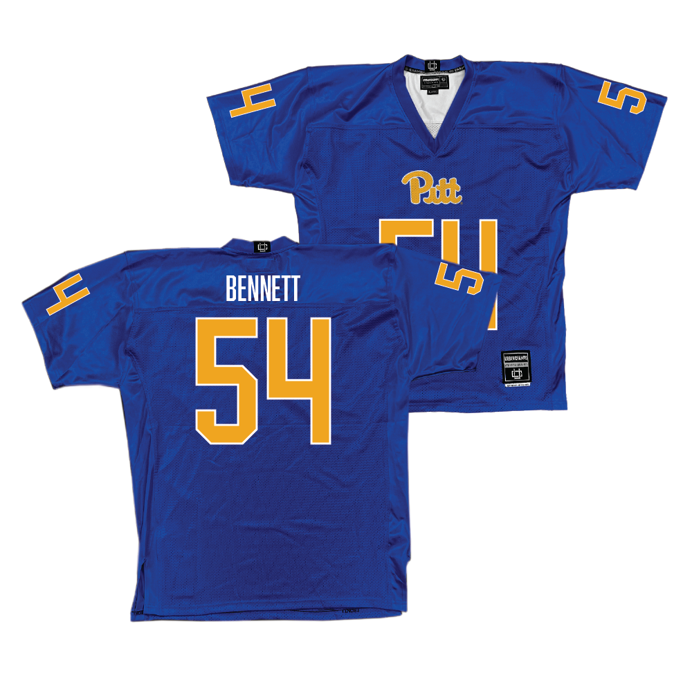 Pitt Football Blue Jersey - Dylan Bennett | #54