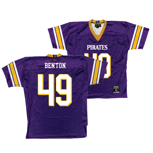 East Carolina Purple Football Jersey   - Joshua Benton