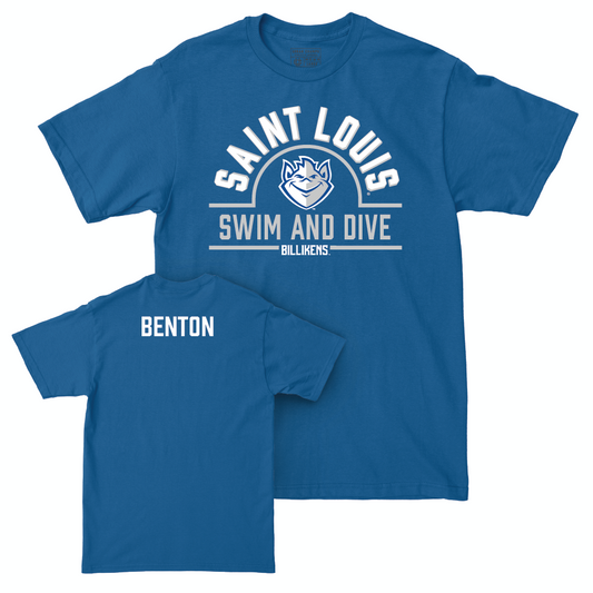 Saint Louis Men's Swim & Dive Royal Arch Tee  - Noah Benton