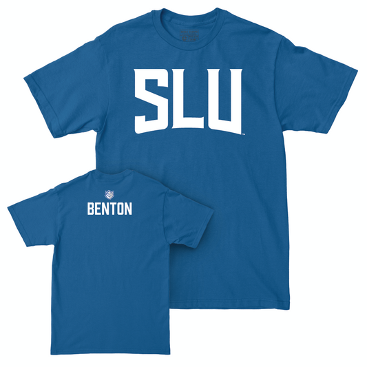 Saint Louis Men's Swim & Dive Royal Sideline Tee  - Noah Benton