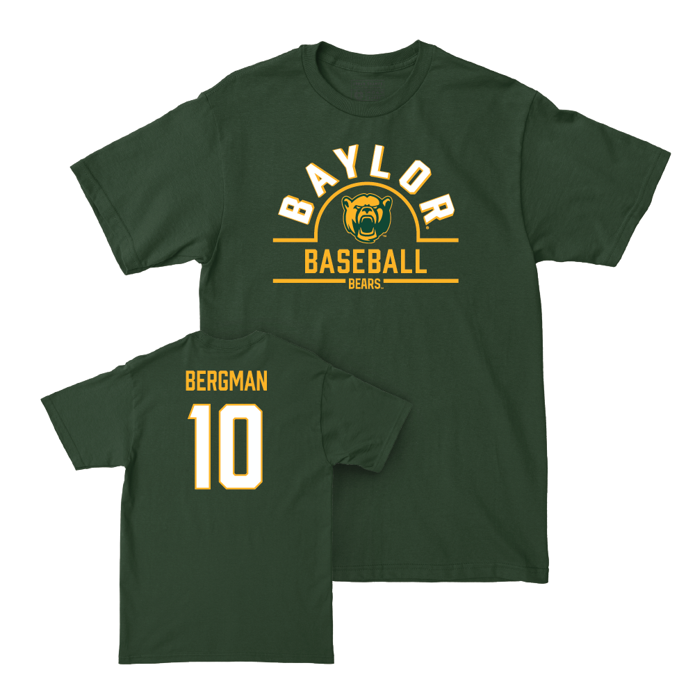 Baylor Baseball Green Arch Tee  - Brayden Bergman