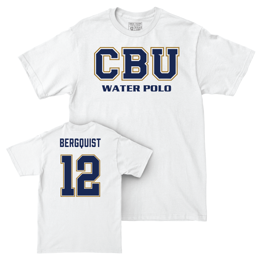 CBU Women's Water Polo White Comfort Colors Classic Tee  - Grace Bergquist