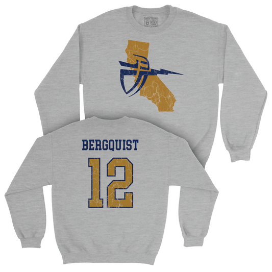 CBU Women's Water Polo Sport Grey State Crew  - Grace Bergquist