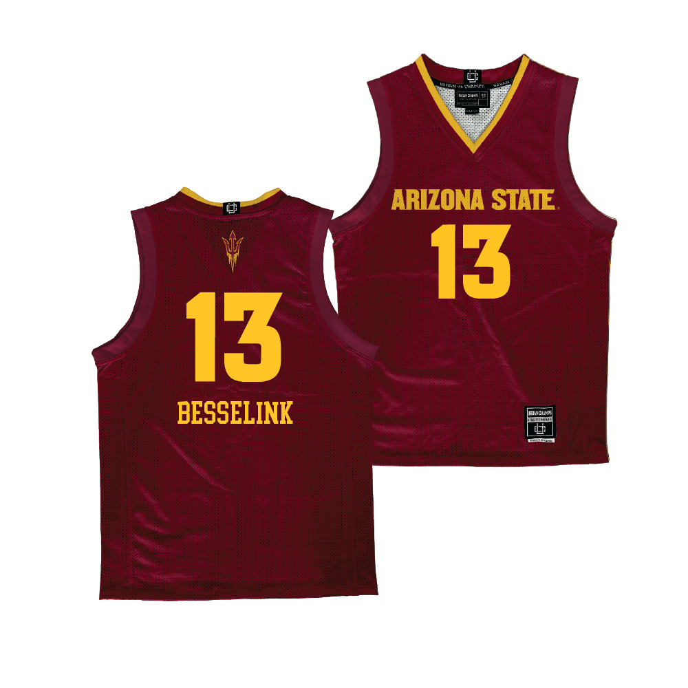 Arizona State Women's Basketball Maroon Jersey - Maggie Besselink