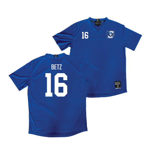 Creighton Women's Soccer Blue Jersey - Greta Betz  | #16