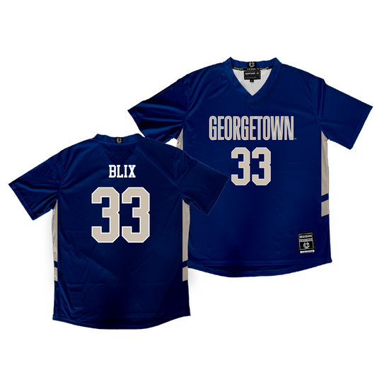 Georgetown Women's Lacrosse Navy Jersey - Danica Blix