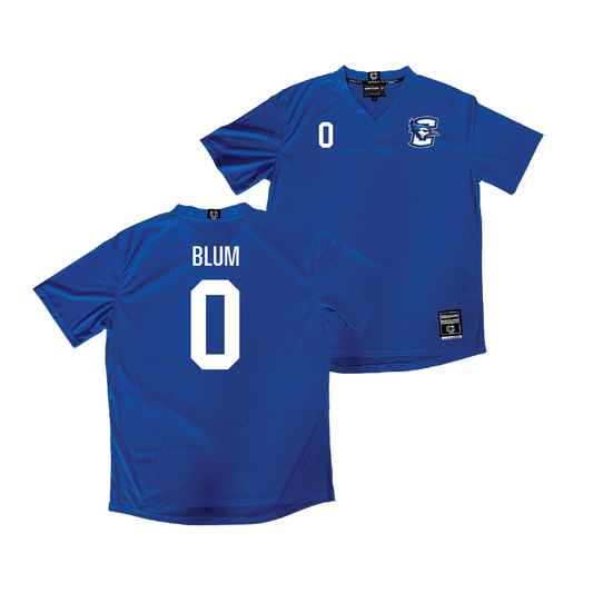 Creighton Women's Soccer Blue Jersey - Caroline Blum  | #0