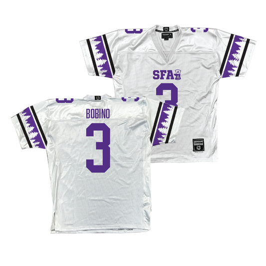 SFA Football White Jersey - Edward Bobino | #3