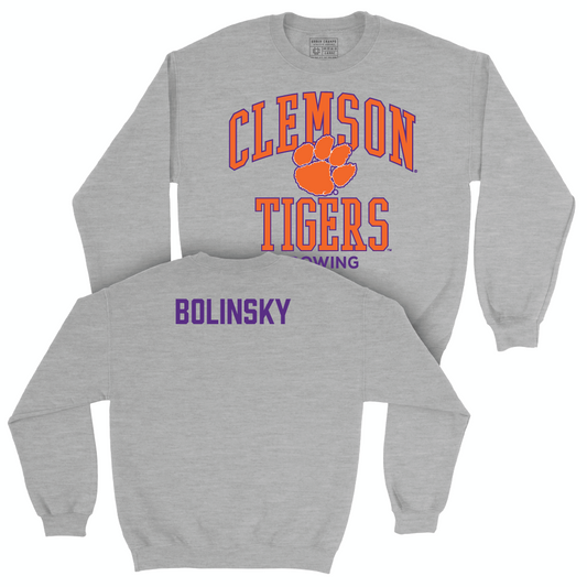 Clemson Women's Rowing Sport Grey Classic Crew - Rylee Bolinsky