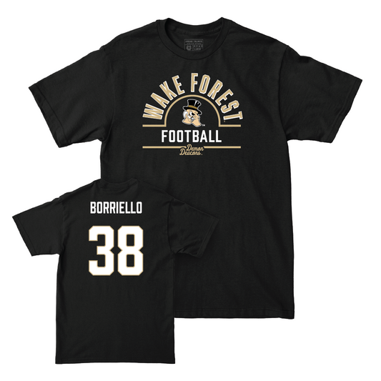 Wake Forest Football Black Arch Tee - Anthony Borriello