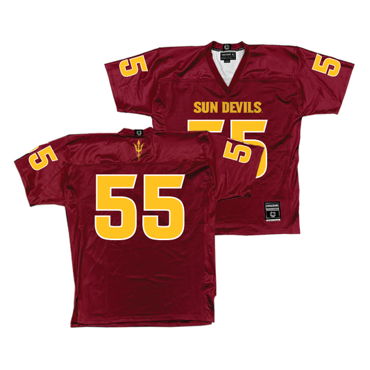 Arizona State Football Maroon Jersey - Cade Briggs