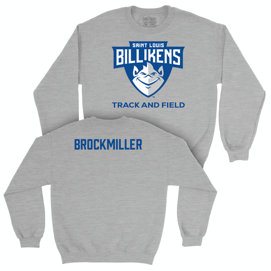 Saint Louis Men's Track & Field Sport Grey Club Crew  - Boen Brockmiller