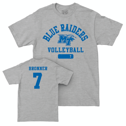 MTSU Women's Volleyball Sport Grey Varsity Tee  - Alivia Bronner