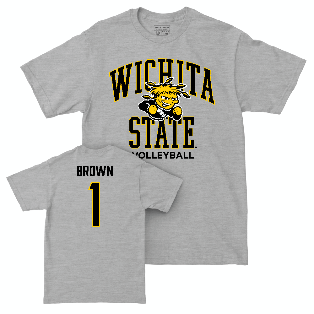 Wichita State Women's Volleyball Sport Grey Classic Tee   - Olivia Brown