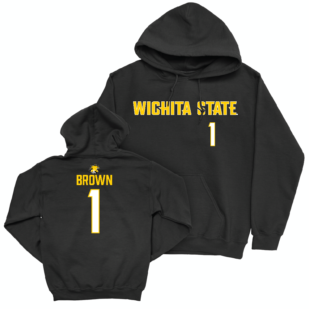 Wichita State Women's Volleyball Black Sideline Hoodie   - Olivia Brown