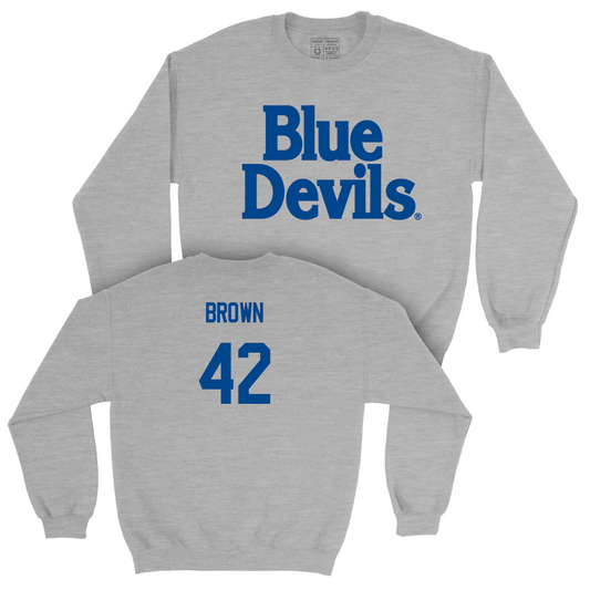 Sport Grey Women's Basketball Blue Devils Crew - Kennedy Brown