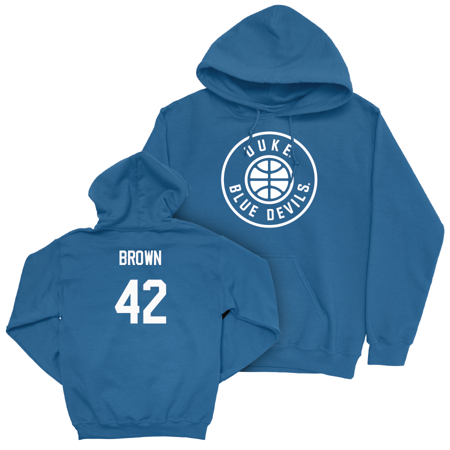 Royal Women's Basketball Hardwood Hoodie - Kennedy Brown