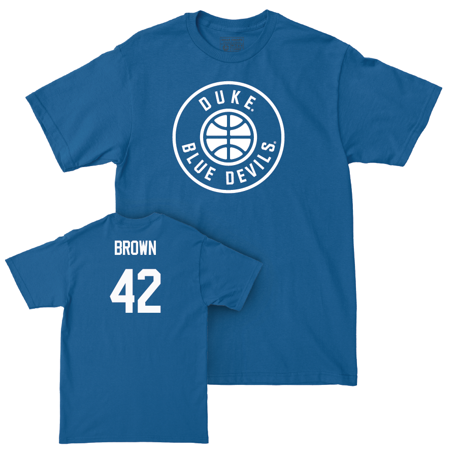 Royal Women's Basketball Hardwood Tee - Kennedy Brown