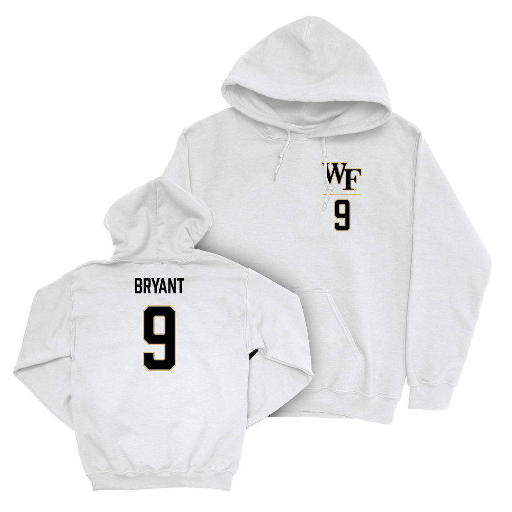 Wake Forest Football White Logo Hoodie - Quincy Bryant