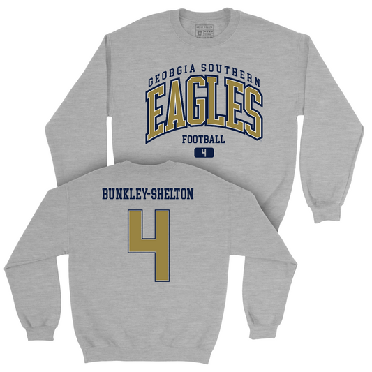 Georgia Southern Football Sport Grey Arch Crew   - LV Bunkley-Shelton