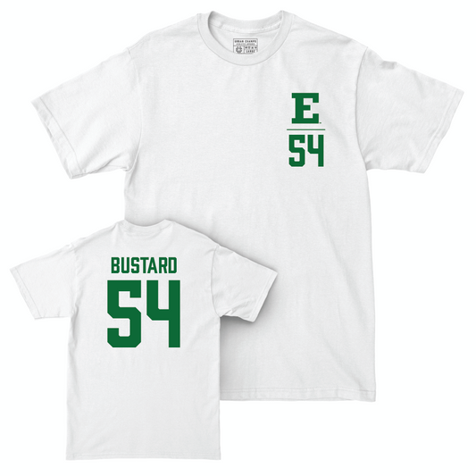 Eastern Michigan Football White Logo Comfort Colors Tee  - Blake Bustard