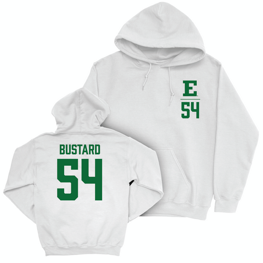 Eastern Michigan Football White Logo Hoodie  - Blake Bustard