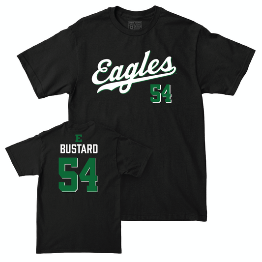 Eastern Michigan Football Black Script Tee  - Blake Bustard