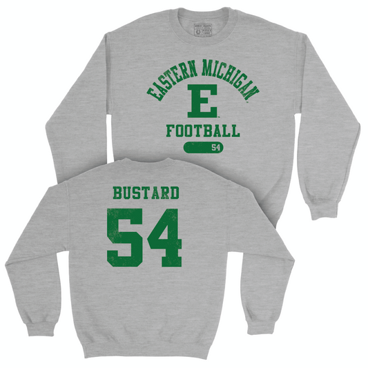 Eastern Michigan Football Sport Grey Varsity Crew  - Blake Bustard