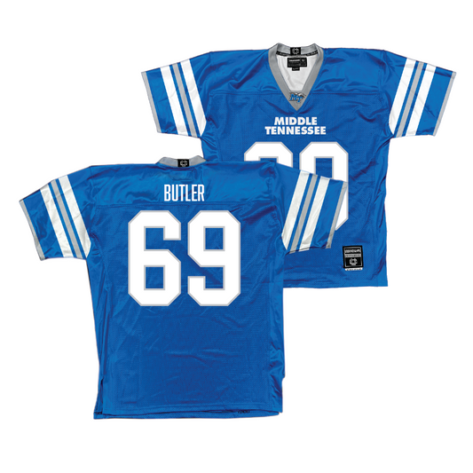 MTSU Football Blue Jersey - Brody Butler | #69