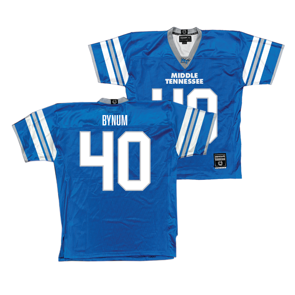 MTSU Football Blue Jersey - Anthony Bynum | #40