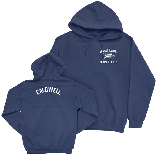 Georgia Southern Women's Track & Field Navy Logo Hoodie  - Makayla Caldwell