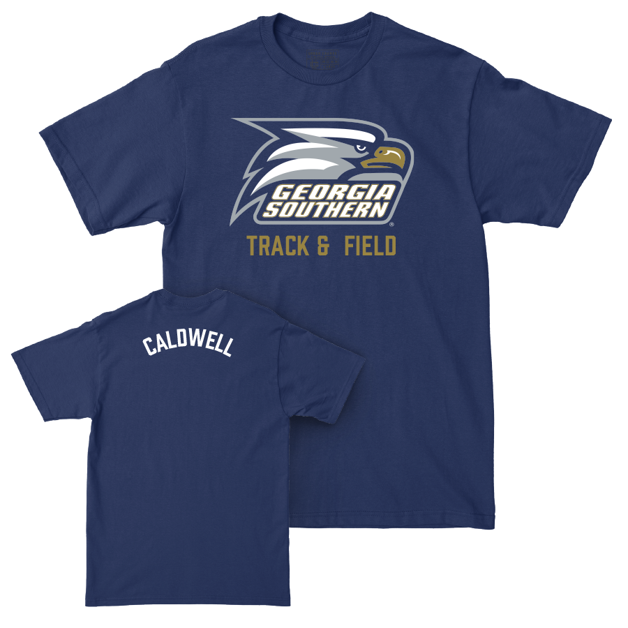 Georgia Southern Women's Track & Field Navy Staple Tee  - Makayla Caldwell