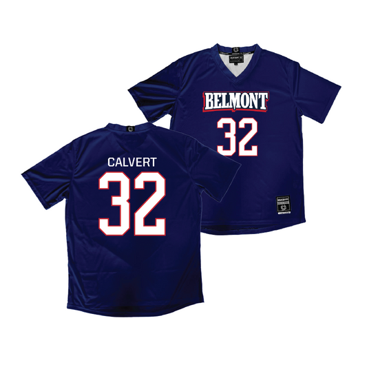 Belmont Men's Soccer Navy Jersey - Grant Calvert | #32