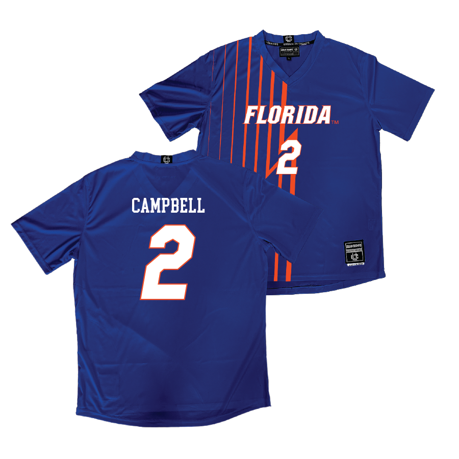 Florida Women's Soccer Royal Jersey - Elyse Campbell