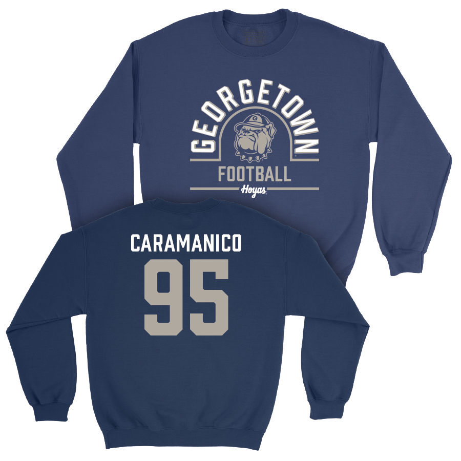 Georgetown Football Navy Classic Crew - John Caramanico