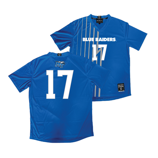 MTSU Women's Soccer Blue Jersey  - Allison Carroll