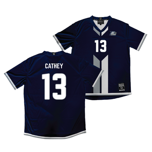 Georgia Southern Women's Soccer Navy Jersey - Smith Cathey