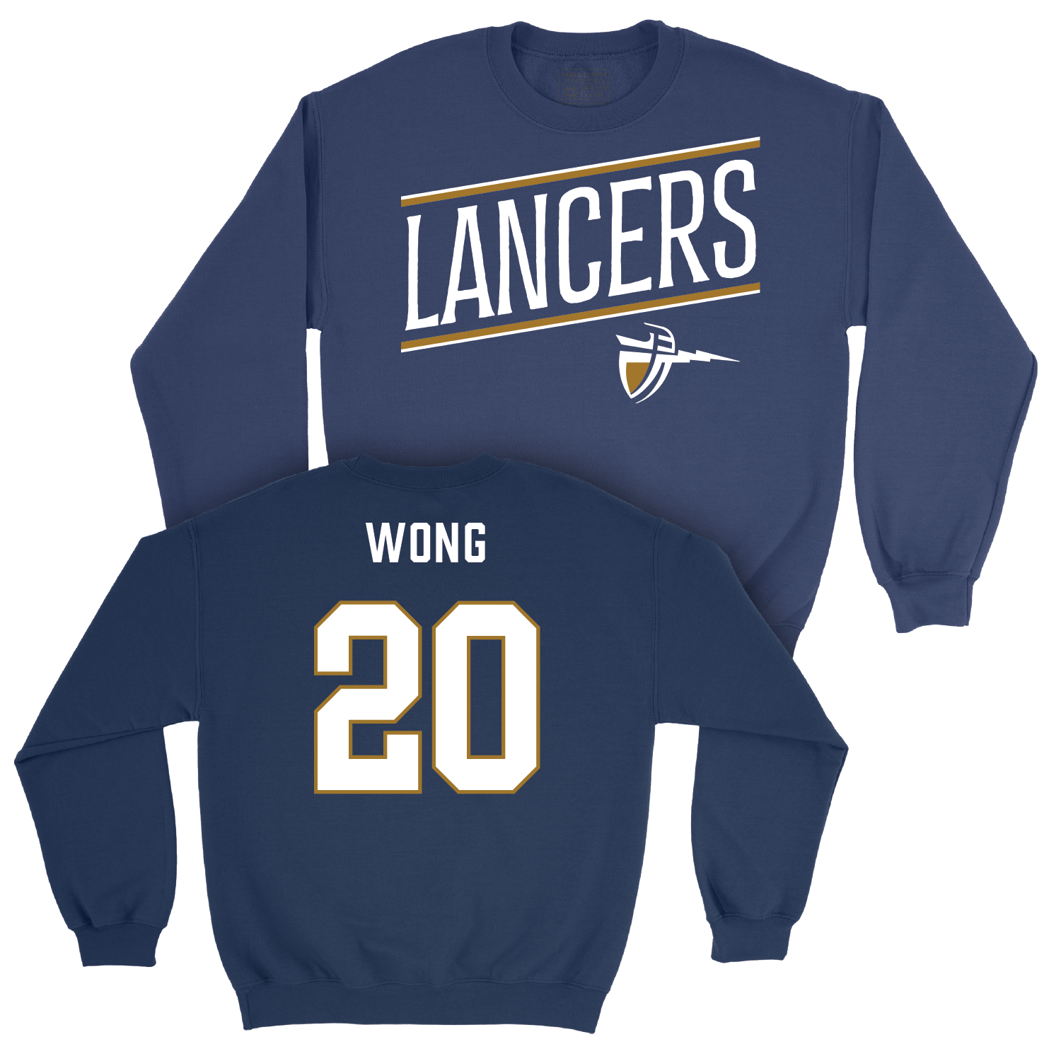 Women's Water Polo Navy Slant Crew - Adrianna Wong Youth Small