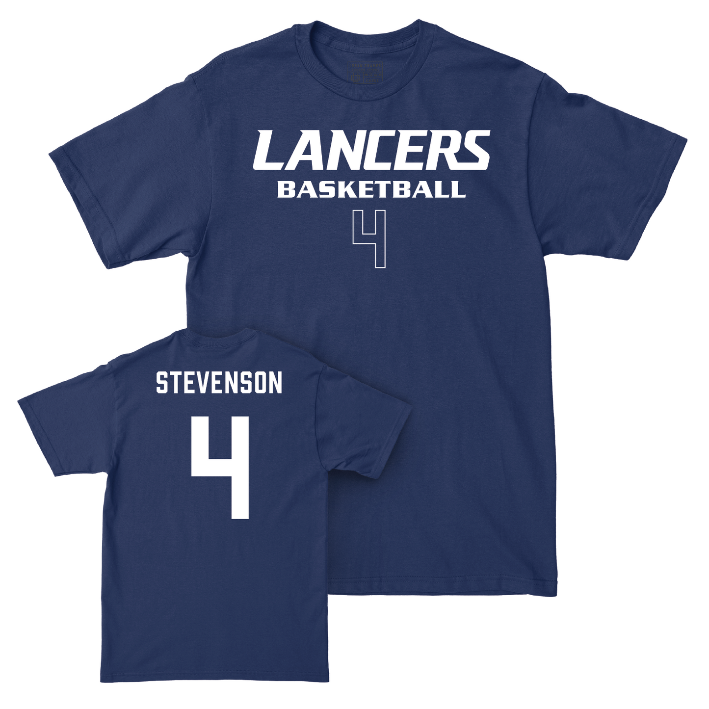 Men's Basketball Navy Staple Tee - Brantly Stevenson Youth Small