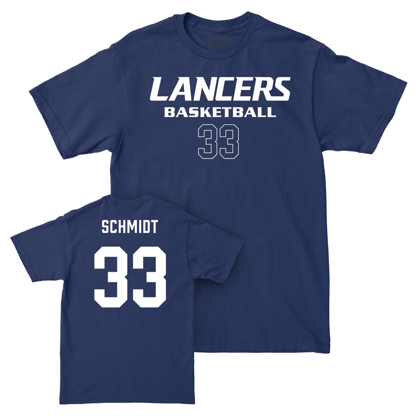 Women's Basketball Navy Staple Tee - Grace Schmidt Youth Small