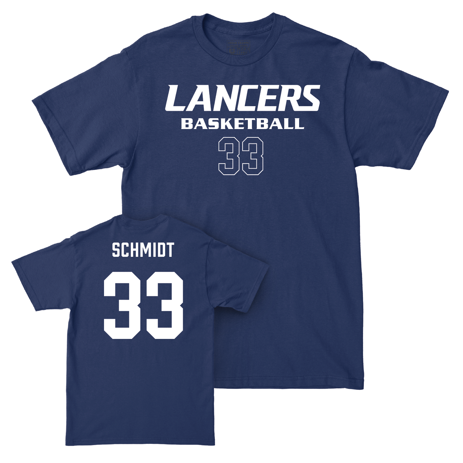 Women's Basketball Navy Staple Tee - Grace Schmidt Youth Small