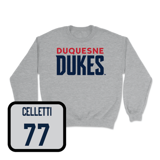 Duquesne Football Sport Grey Lock Crew - Anthony Celletti