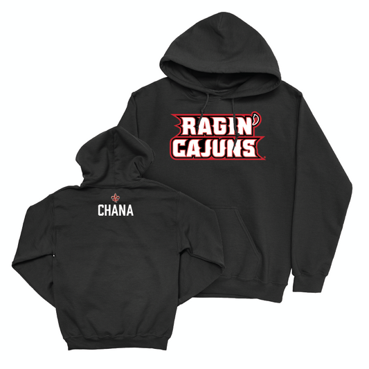 Louisiana Men's Tennis Black Ragin' Cajuns Hoodie  - Sahib Chana